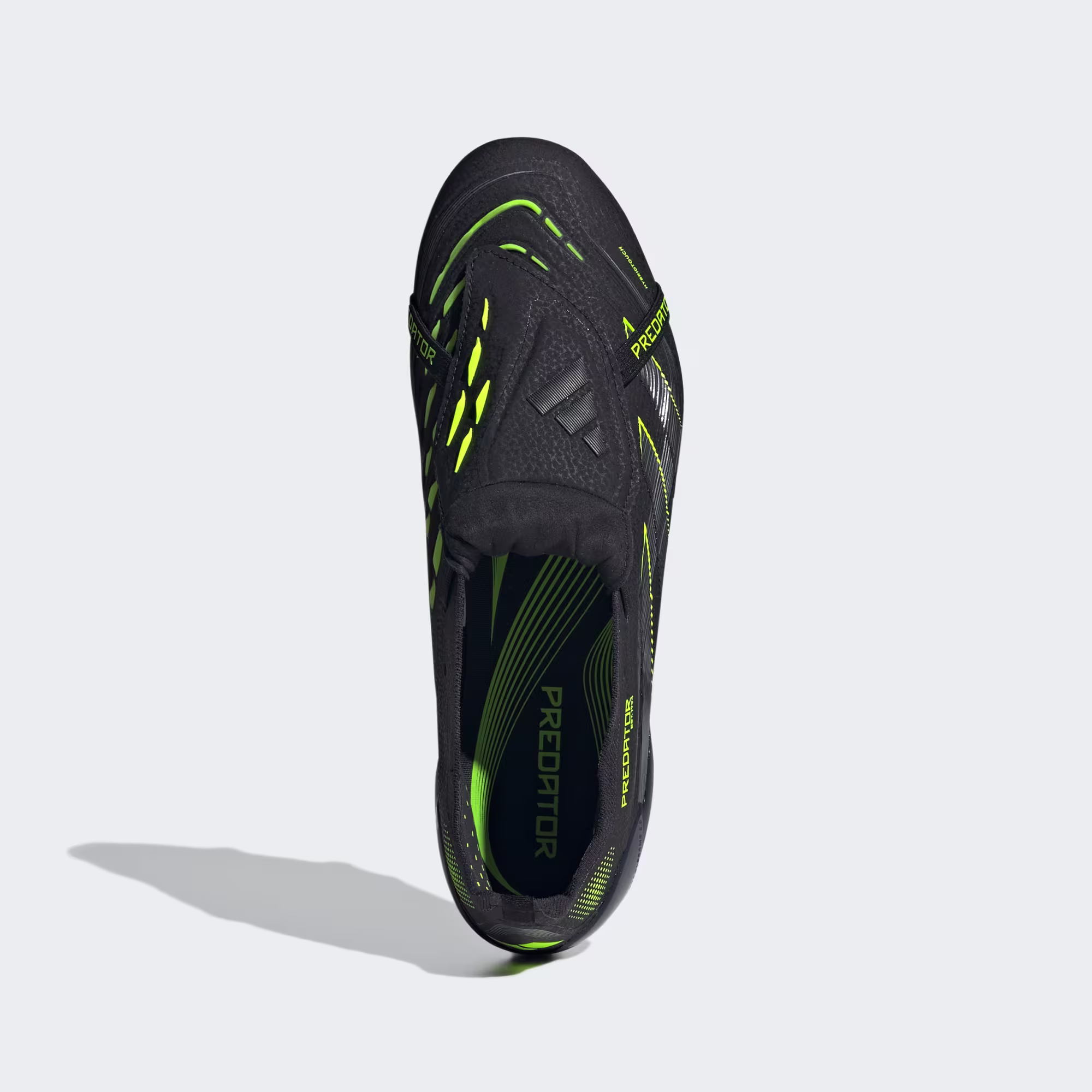 Scarpe calcio ADIDAS PREDATOR ELITE FT FG Black Carbon Lemon