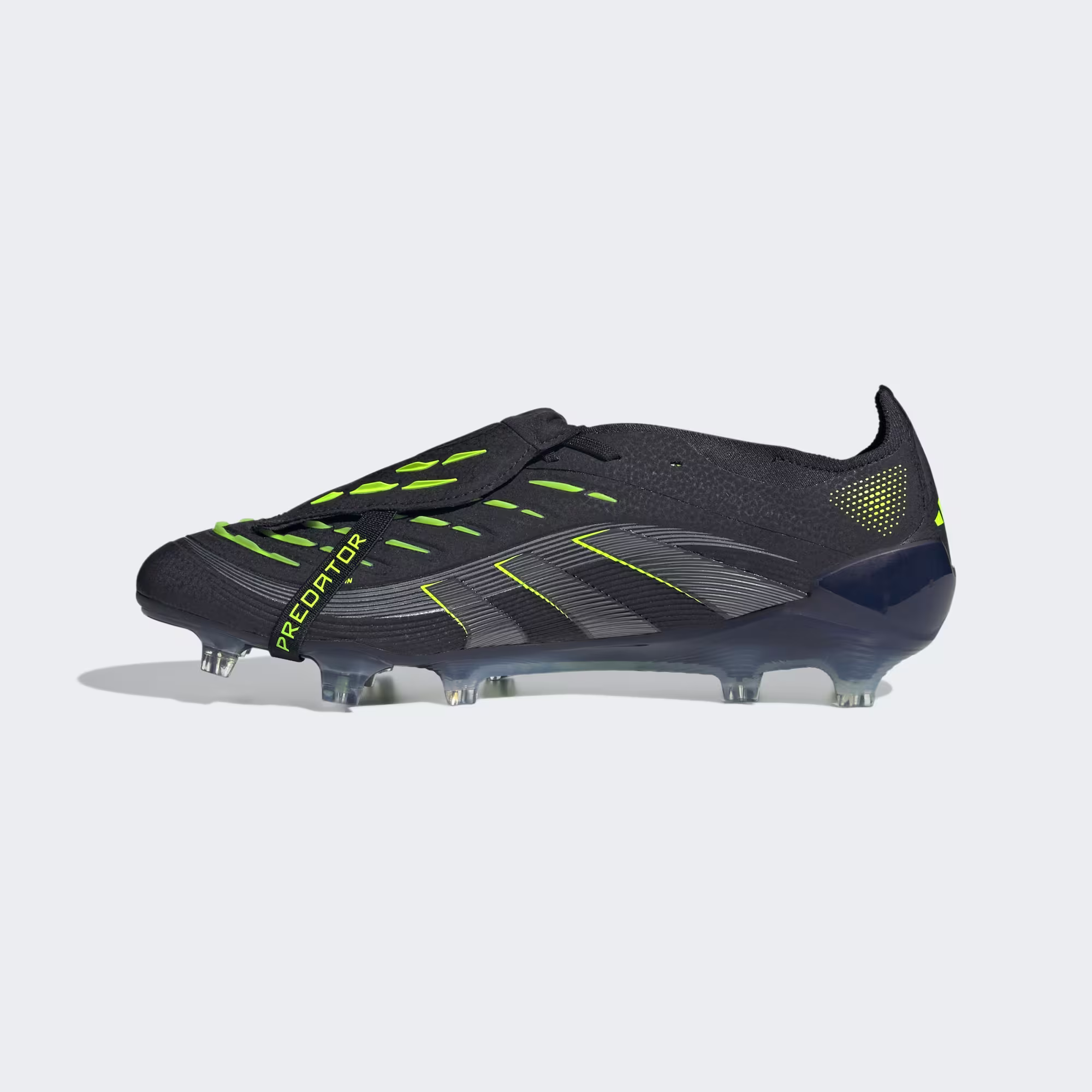 Scarpe calcio ADIDAS PREDATOR ELITE FT FG Black Carbon Lemon