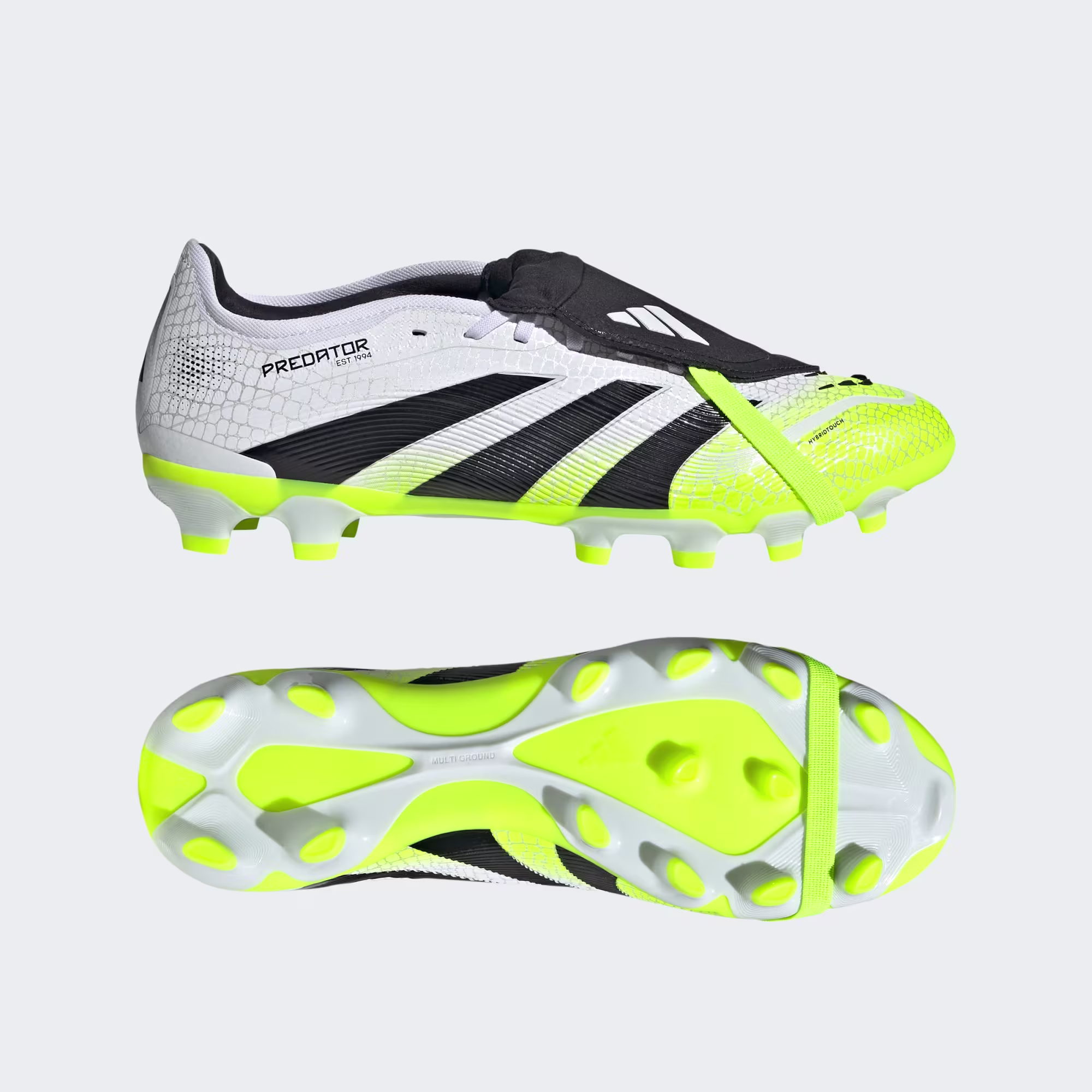Scarpe calcio ADIDAS PREDATOR PRO FT MG White Black Lemon