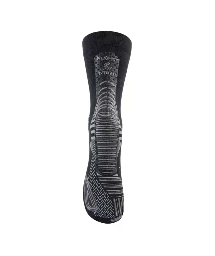 floky t-trail nero c Calza T-TRAIL MEDIUM FLOKY