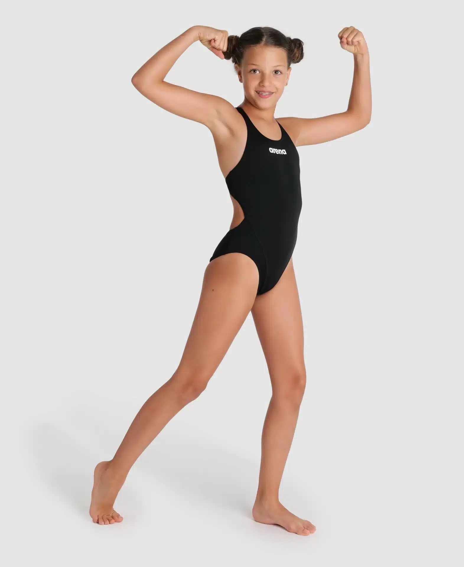 COSTUME bambina TEAM-SWIM-TECH Black ARENA