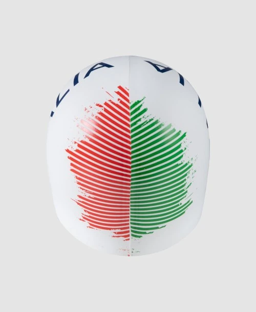 Cuffia nuoto ITALIA Silicone CAP ARENA bianca