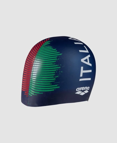 Cuffia nuoto ITALIA Silicone CAP ARENA blu