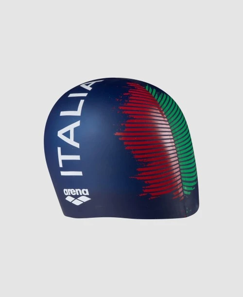 Cuffia nuoto ITALIA Silicone CAP ARENA blu
