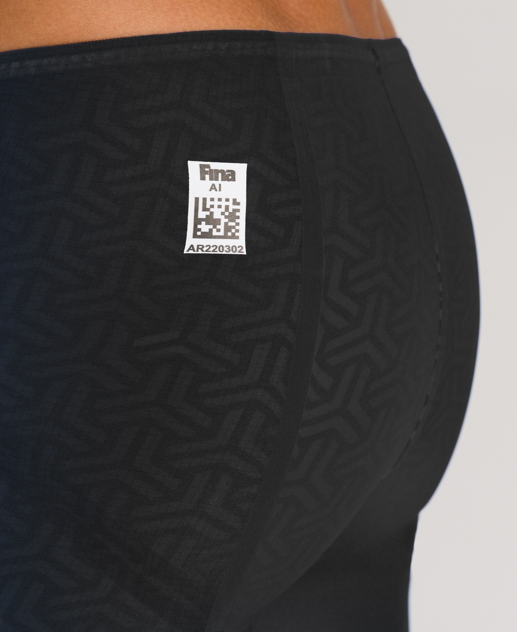 003665-105- M PWSKIN CARBON GLIDE JAMMER-006-O costume competizione uomo arena nero certificazione fina