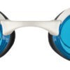 occhialini nuoto arena cobra ultra swipe unisex bianco lente azzurra