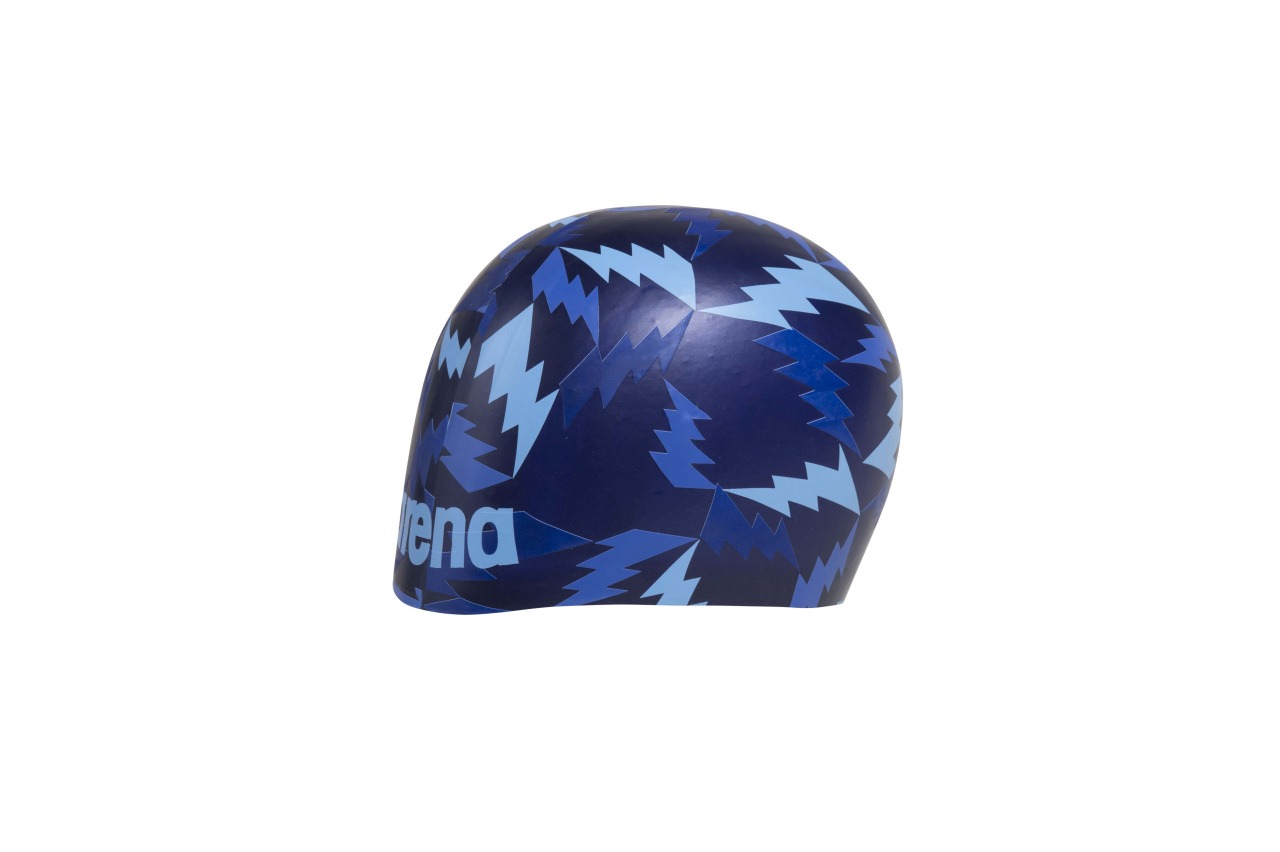 ARENA 1E774 CUFFIA POOLISH MOULDED 229-LIGHTNING COLOURS CUFFIA POOLISH MOULDED ARENA cuffia in silicone sagomata Poolish struttura tridimensionale che assicura stabilità della cuffia durante l’allenamento.