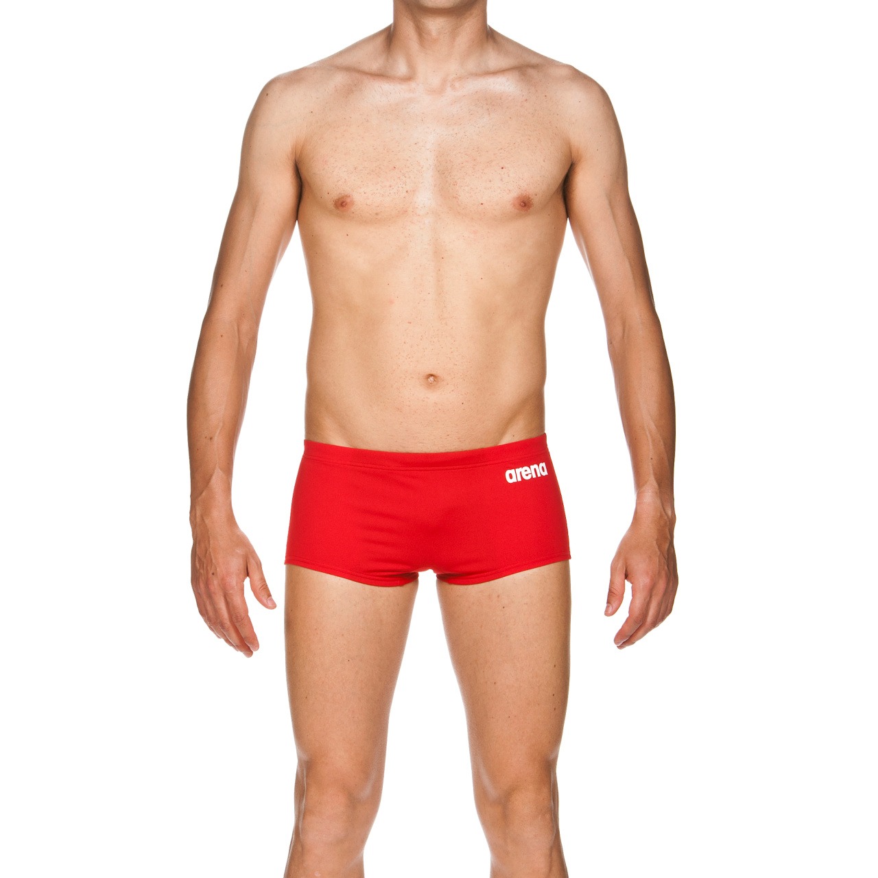 shorts Solid Squared Arena costume maschile da allenamento tessuto MaxLife Resistente al cloro, ad asciugatura rapida ed estremamente liscio al tatto, Lunghi 17 cm maggior copertura rispetto agli slip stessa facilità di movimento cordino interno regolabile