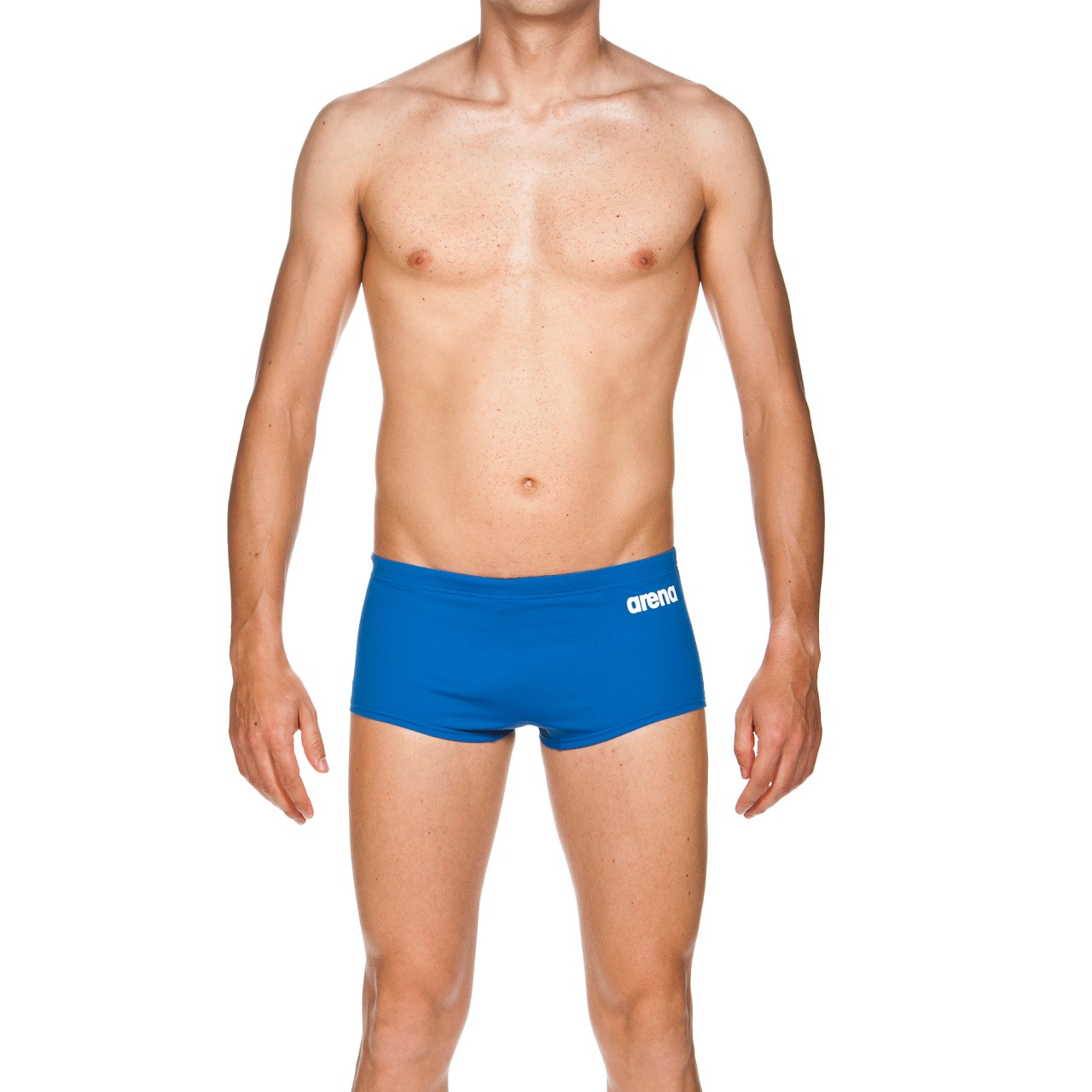 shorts Solid Squared Arena costume maschile da allenamento tessuto MaxLife Resistente al cloro, ad asciugatura rapida ed estremamente liscio al tatto, Lunghi 17 cm maggior copertura rispetto agli slip stessa facilità di movimento cordino interno regolabile