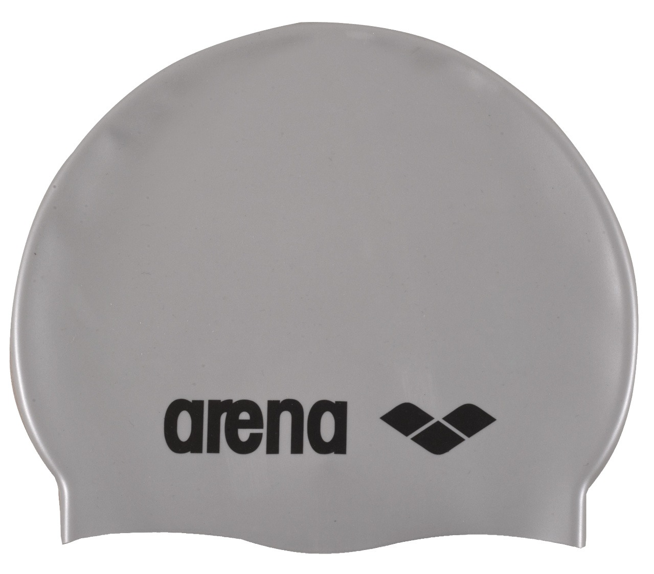 Cuffia da nuoto Arena Classic Silicone tinta unita, decorata dal logo stampato