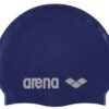 Cuffia da nuoto Arena Classic Silicone tinta unita, decorata dal logo stampato