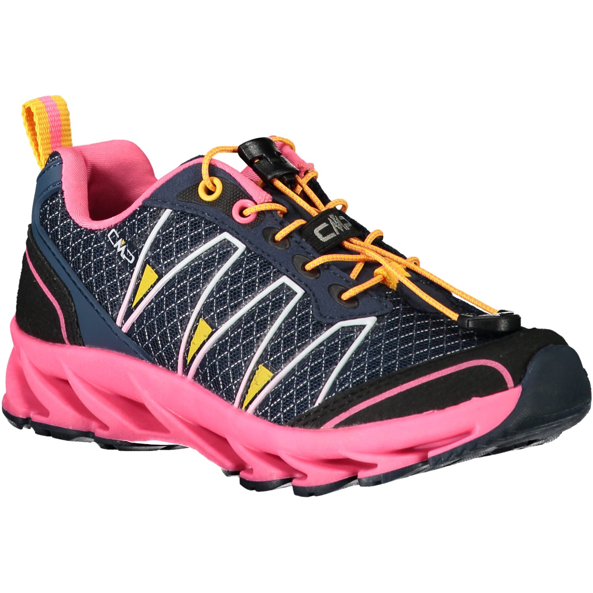 CMP SCARPA TREKKING BAMBINO 56UG ANTRACITE-FUXIA_2 Scarpa da bambino leggera e traspirante adatta sia per la corsa trail che per la scuola.