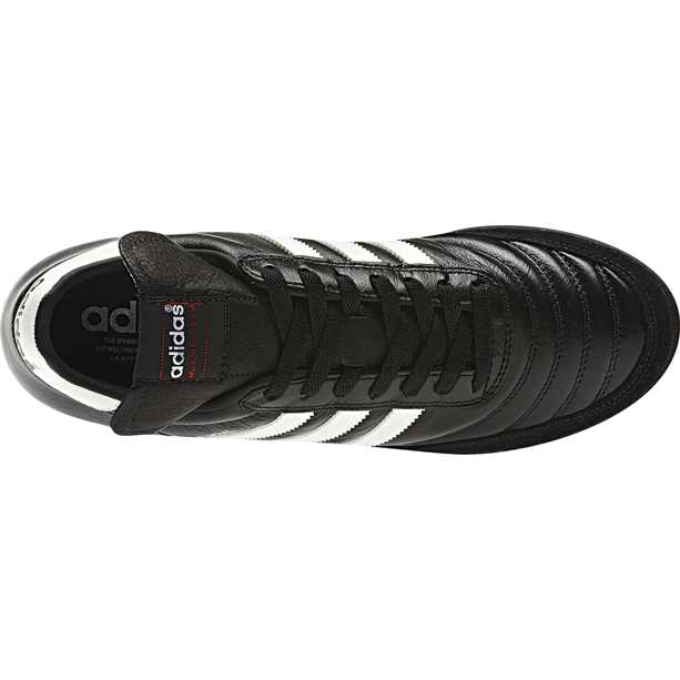 Scarpa da calcetto Mundial Team di Adidas tomaia in suede e pelle fodera in materiale sintetico Intersuola sagomata in EVA La suola in gomma TF