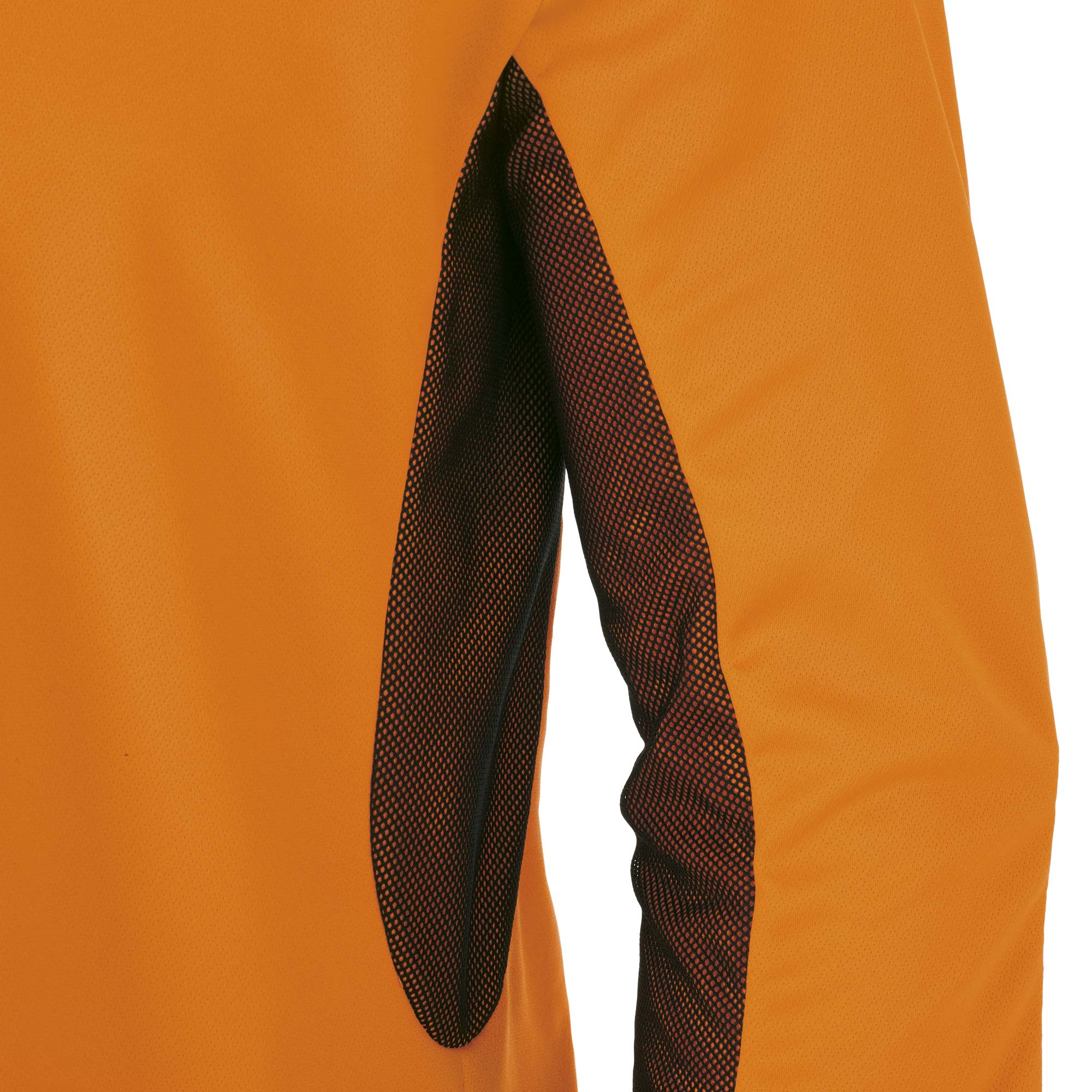 ERREA_ SIMON MAGLIA PORTIERE FM470L04930_3 Maglia portiere manica a giro con imbottitura e polsino smacchinato. Collo a giro con parasudore interno elastico. Inserto laterale con doppio tessuto Mesh + Mundial. Vestibilità normale.