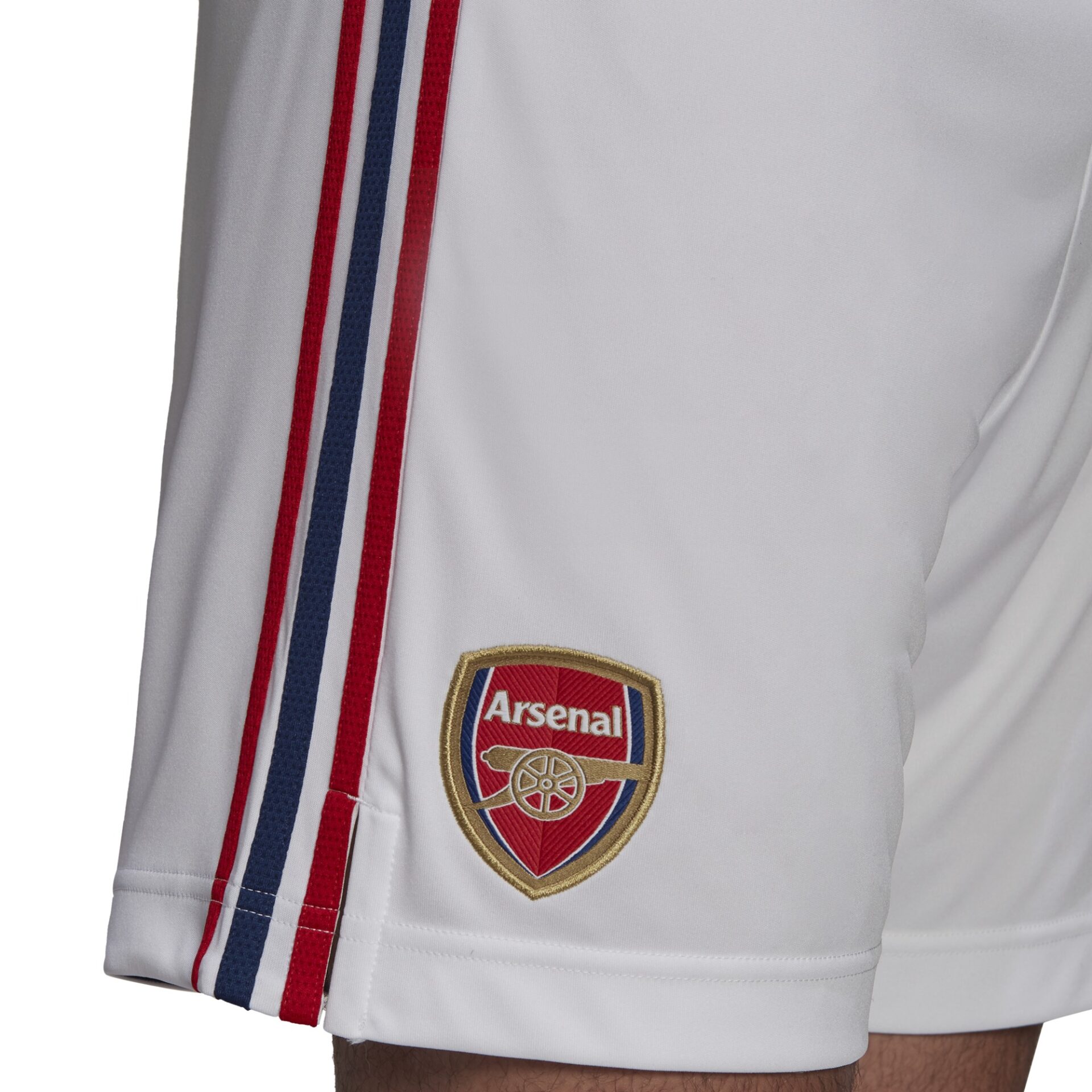 GS2454_APP_on-model_detail-1_white ShortS HOME Arsenal FC 21/22 LOGO