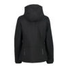 39A5006_U901_B Giacca donna in Softshell con cappuccio staccabile CMP dietro colore nero