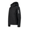 39A5006_U901_C Giacca donna in Softshell con cappuccio staccabile CMP profilo colore nero