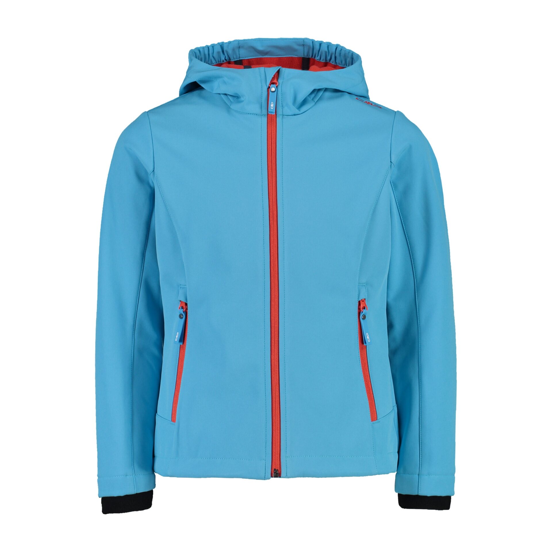 Giacca JUNIOR in softshell con cappuccio fisso CMP DAVANTI