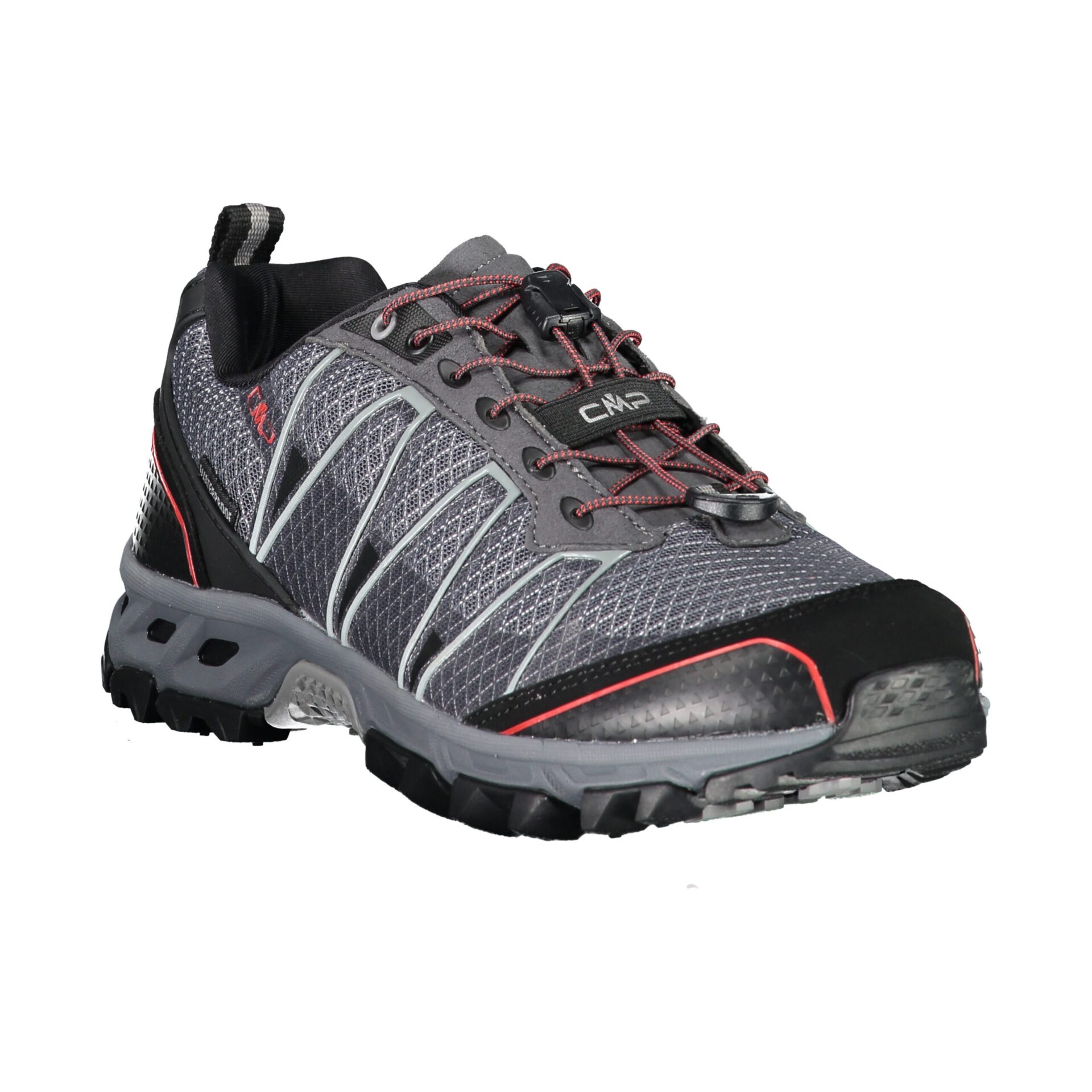 Scarpa uomo Trail Running Altak Waterproof CMP GRIGIO ROSSO FRONTALE
