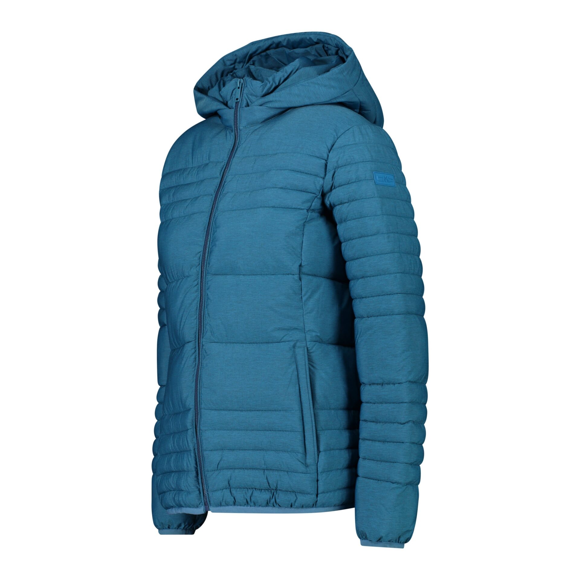 Piumino donna melange con imbottitura riciclata Du Pont Sorona CMP LAKE MELANGE PROFILO