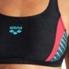 BIKINI THREEFOLD TWO PIECES ARENA NERO TOP