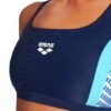 BIKINI THREEFOLD TWO PIECES ARENA BLU TOP