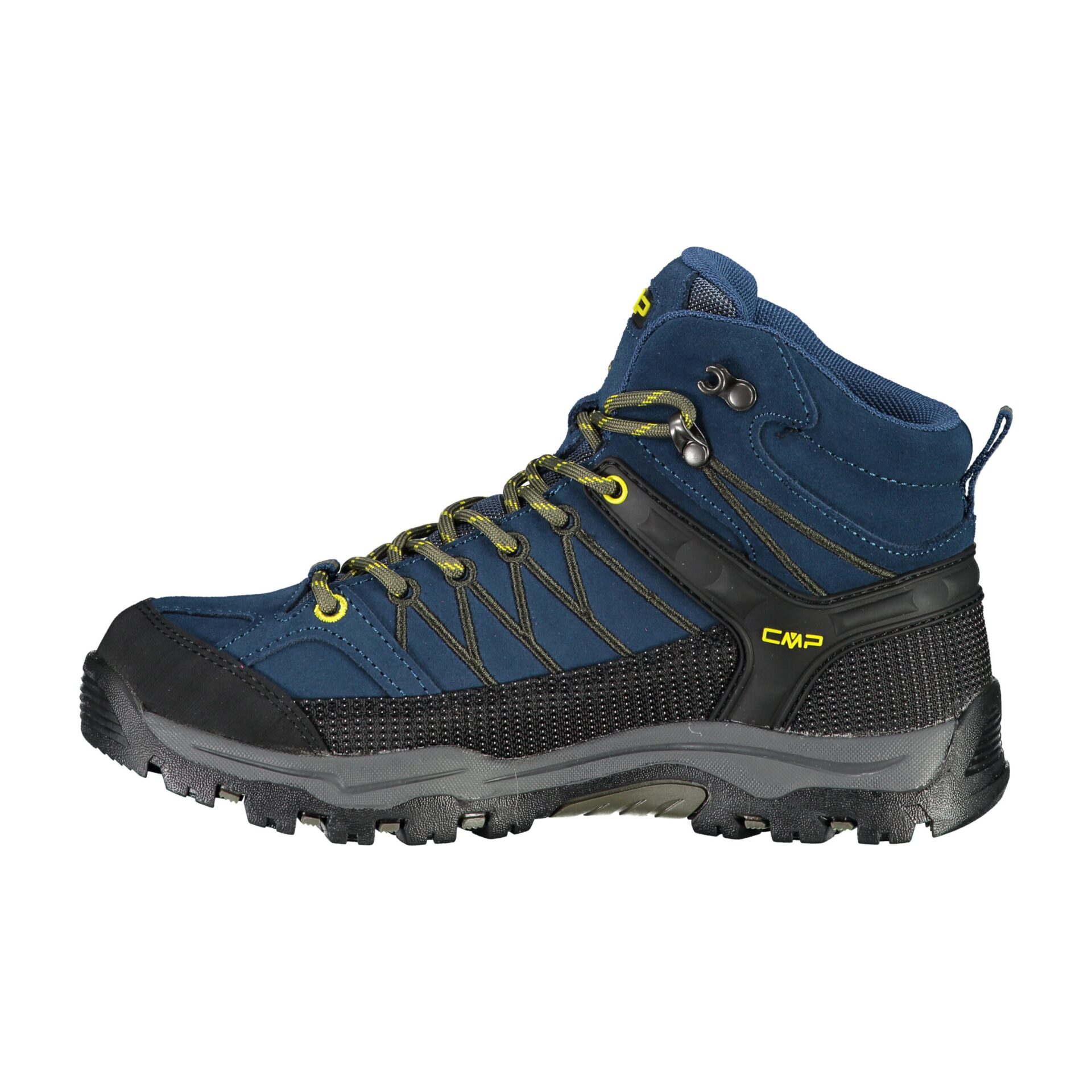 3Q12944J_10MF_B SCARPA TRAIL BAMBINO RIGEL MID WATERPROOF CMP BLU-YELLOW SINISTRA
