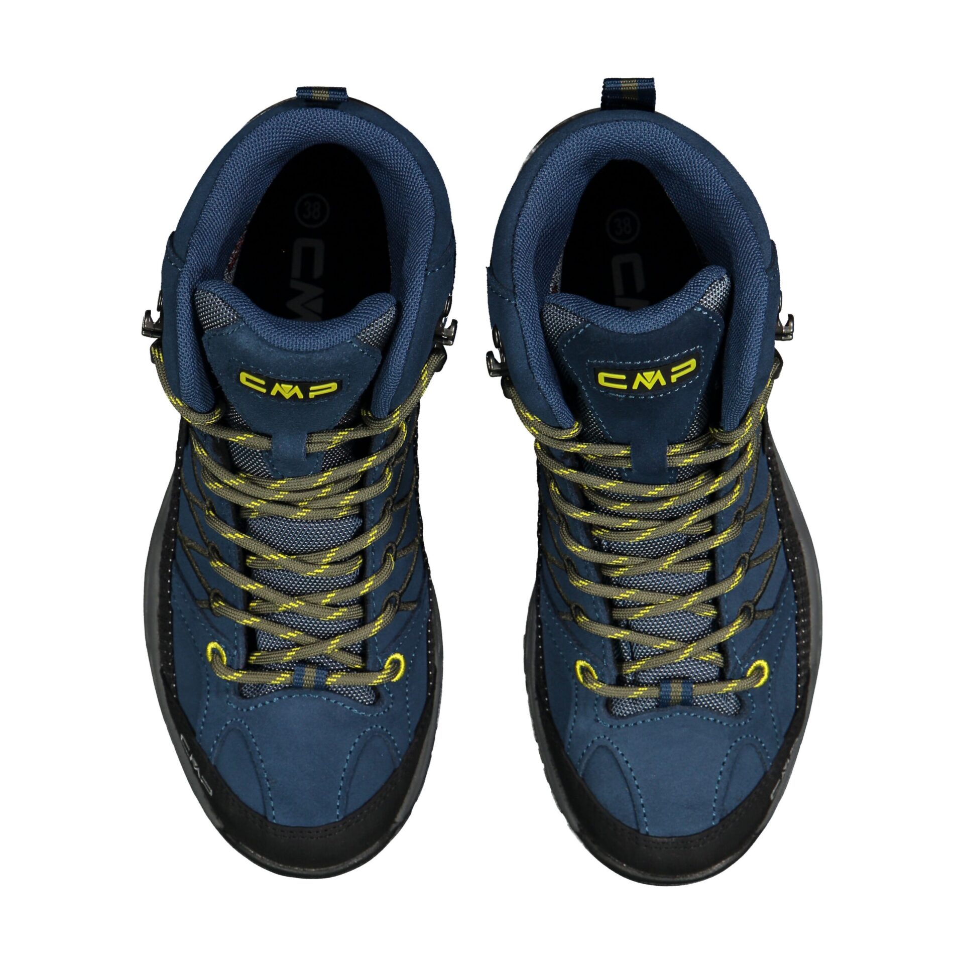 3Q12944J_10MF_D SCARPA TRAIL BAMBINO RIGEL MID WATERPROOF CMP BLU-YELLOW SOPRA