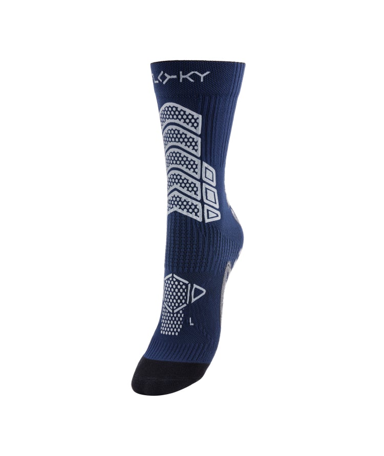 CALZA DA CALCIO AXSIST FLOKY BLU NAVY