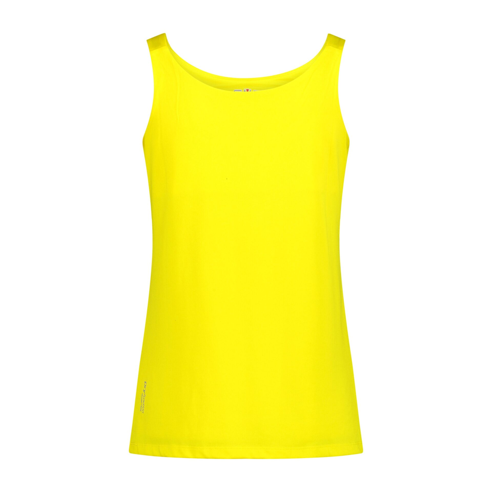 CANOTTA DOUBLE TOP DONNA CMP giallo dietro