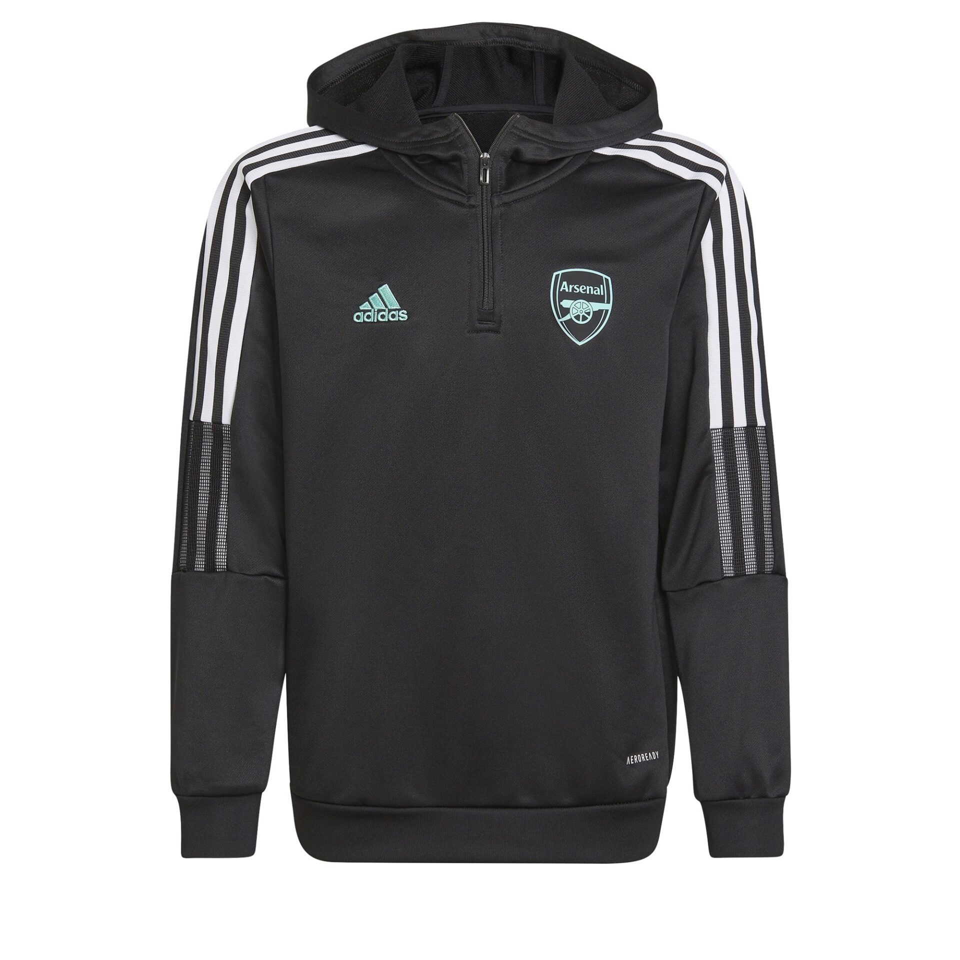 HA5829_APP_photo_front-center_white FELPA da allenamento Tiro 22 Arsenal FC JUNIOR DAVANTI