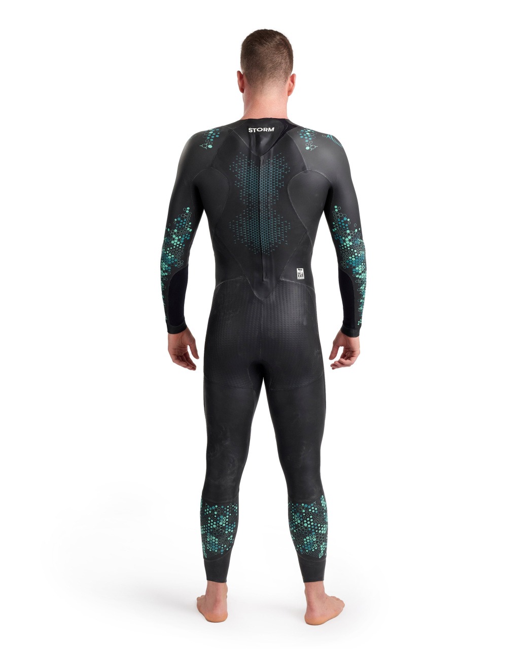 004970-515-PWSKIN STORM WETSUIT MAN-002-O.jpg Muta da nuoto e triathlon uomo POWERSKIN STORM dietro