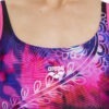 005136-590-WOMEN'S SWIMSUIT U BACK PLACEMENT B-004-O.jpg Costume intero stampa Paisley ARENA dettaglio fantasia
