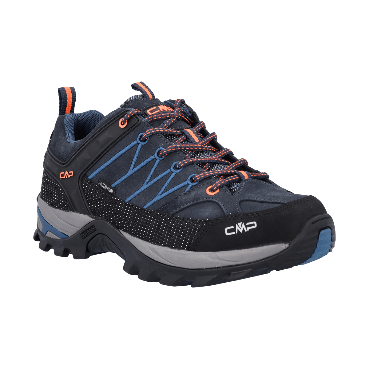 Scarpa trekking uomo RIGEL CMP BLU ORANGE DAVANTI