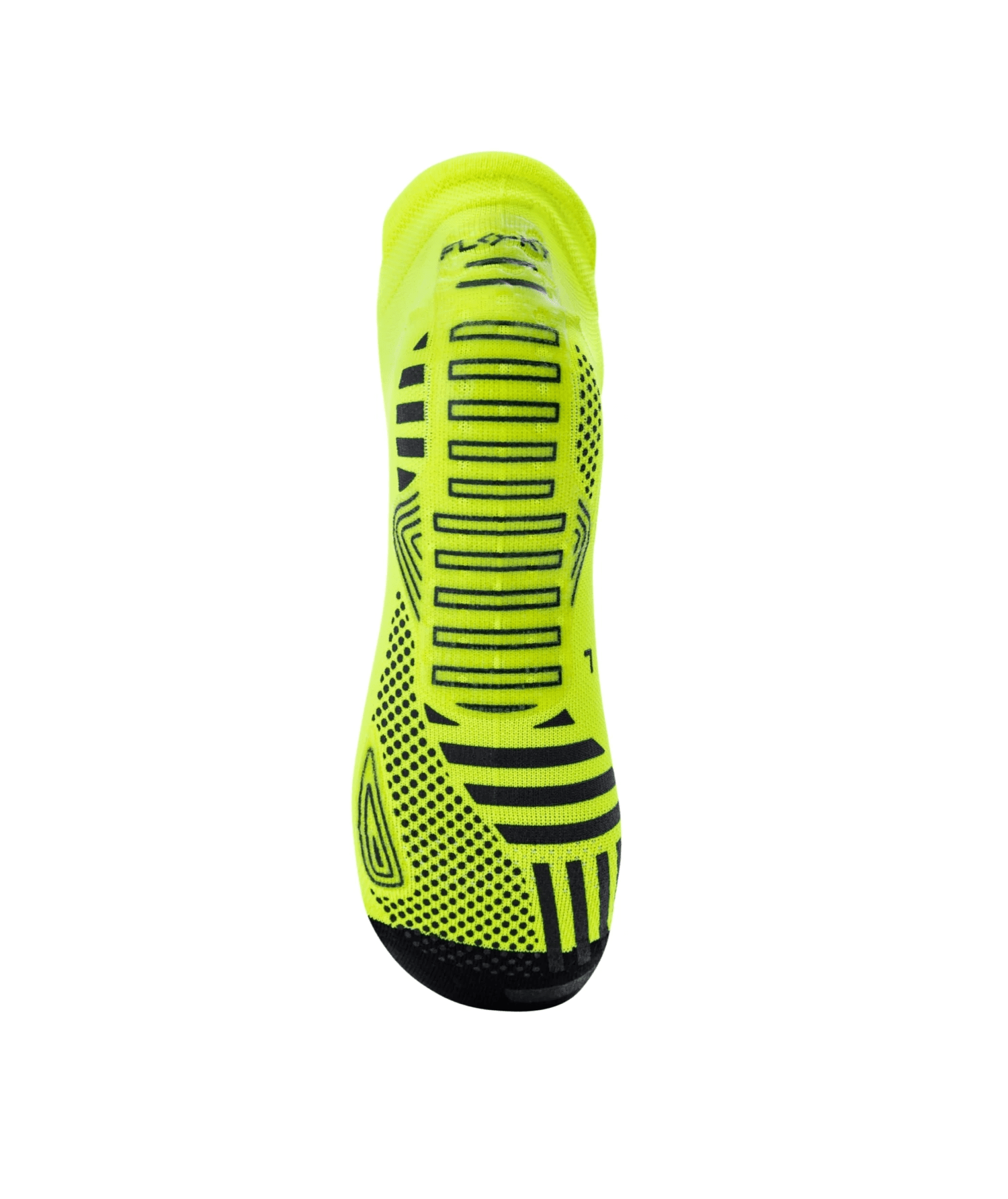 Calza RUN UP SHORT FLOKY GIALLO FLUO_2 Calza RUN UP SHORT FLOKY GIALLO FLUO DIETRO