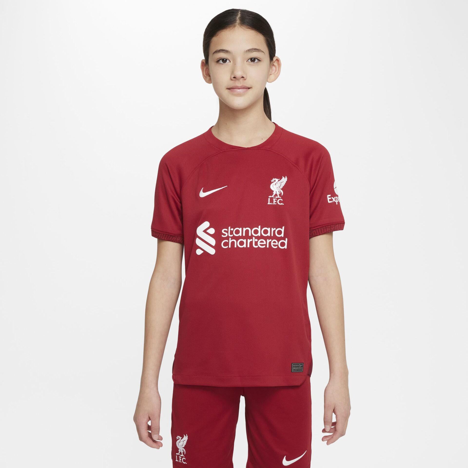 Maglia junior LIVERPOOL FC STADIUM HOME 22/23 DAVANTI INDOSSATO