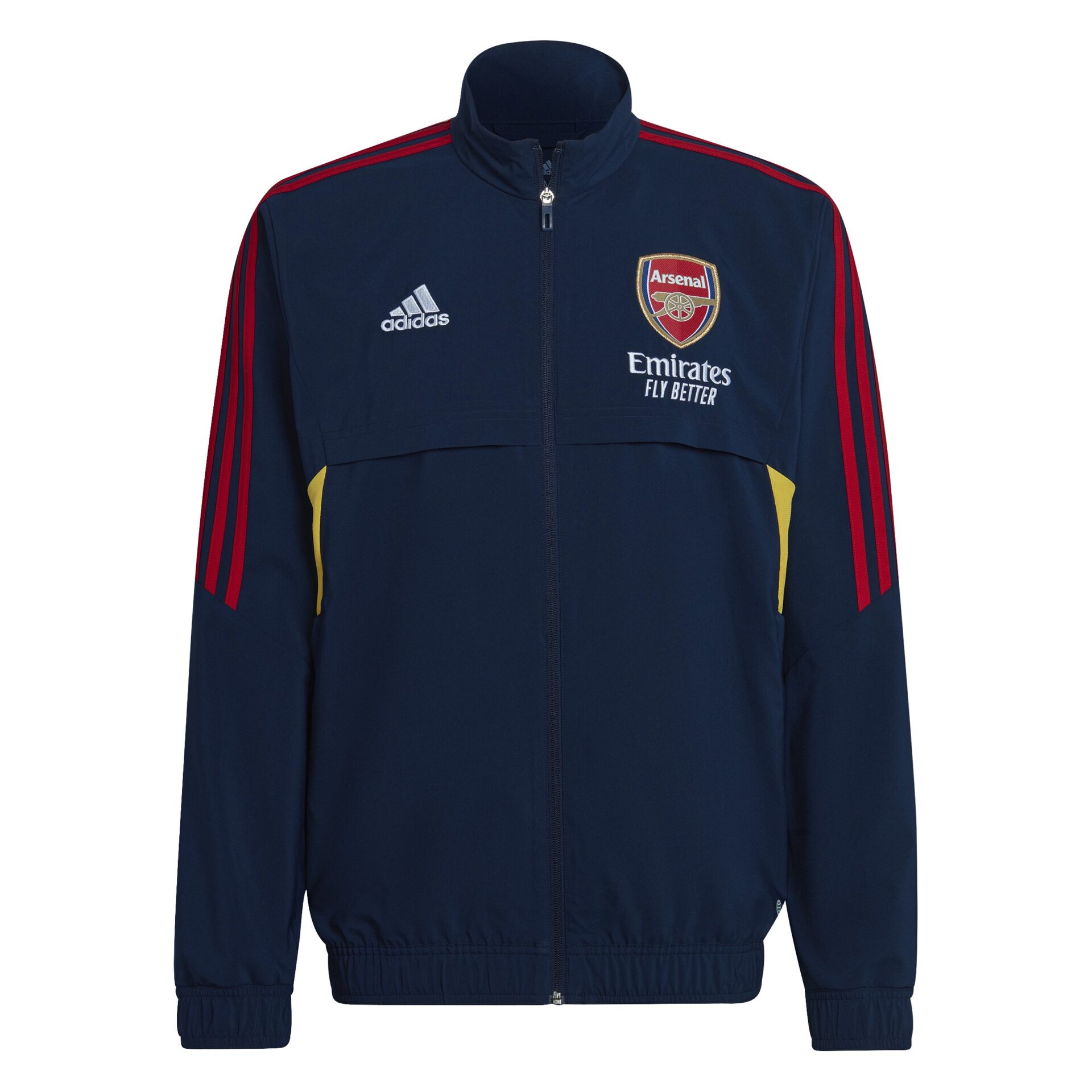 HA5301_2_APPAREL_Photography_Front Center View_white Giacca da rappresentanza Condivo 22 Arsenal FC DAVANTI
