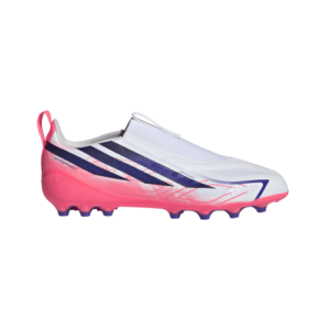 Scarpe calcio ADIDAS F50 HYPERFAST LEAGUE LL AG White Solar Purple Turbo Junior