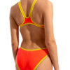 Costume Intero Donna Arena One Biglogo Bright Coral Soft Green