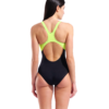 Costume Donna ARENA Graphic Logo Black Artic Lime