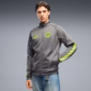PUMA Felpa cappuccio Borussia Dortmund KING Anthem Grigia