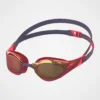 SPEEDO OCCHIALINO nuoto FASTSKIN PURE FOCUS MIRRORED Black Red