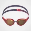 SPEEDO OCCHIALINO nuoto FASTSKIN PURE FOCUS MIRRORED Black Red