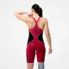 SPEEDO Fastskin LZR Pure Valor 2.0 Closedback Kneeskin Donna Red Black