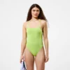 Costume donna Solid V-Back SPEEDO Verde