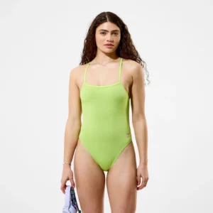 Costume donna Solid V-Back SPEEDO Verde