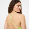 Costume donna Solid V-Back SPEEDO Verde
