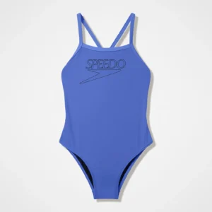 Costume bambina Logo Thinstrap SPEEDO Viola